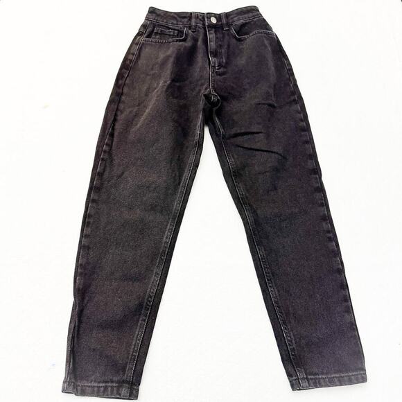 Reclaimed Vintage Charcoal Black Vintage Wash Denim Jeans Size 24 - Picture 2 of 11